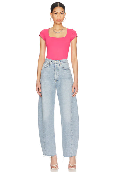 Square Eyes Bodysuit in Pompom - Madison's Niche 