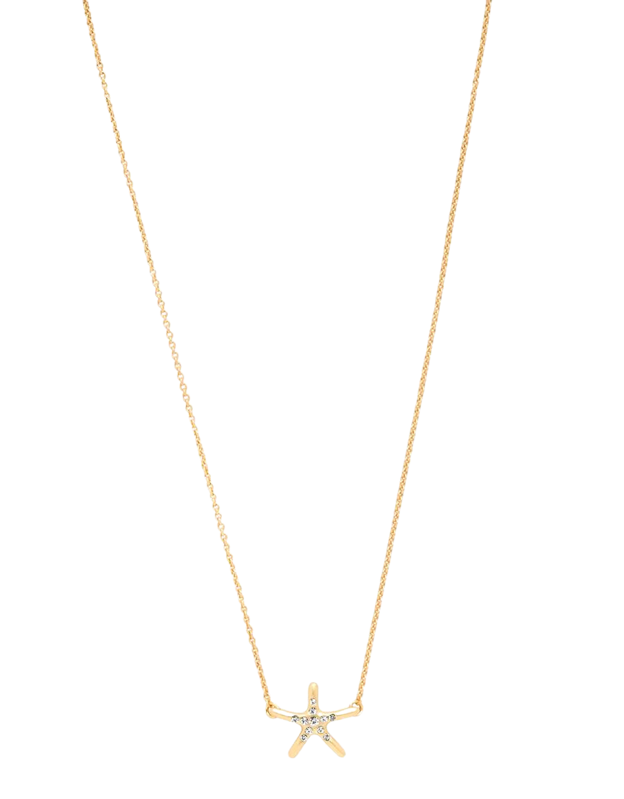 Starfish "Shine" Necklace in Gold - Madison&