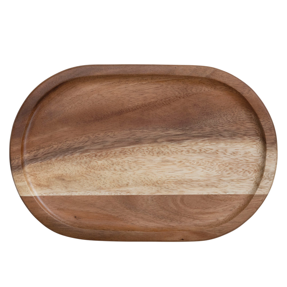 Oval Suar Wood Tray - Madison's Niche 