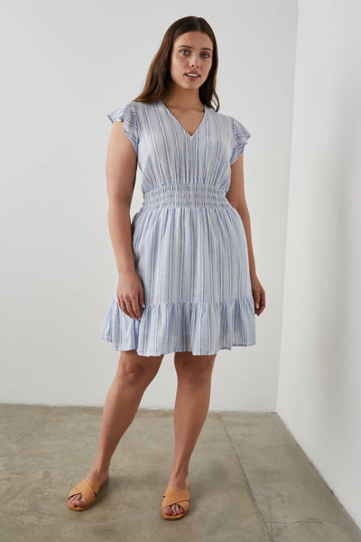 Tara Dress in Napoli Stripe - Madison's Niche 