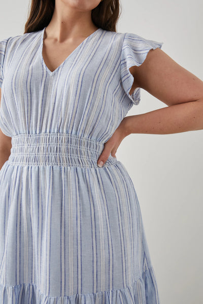 Tara Dress in Napoli Stripe - Madison's Niche 