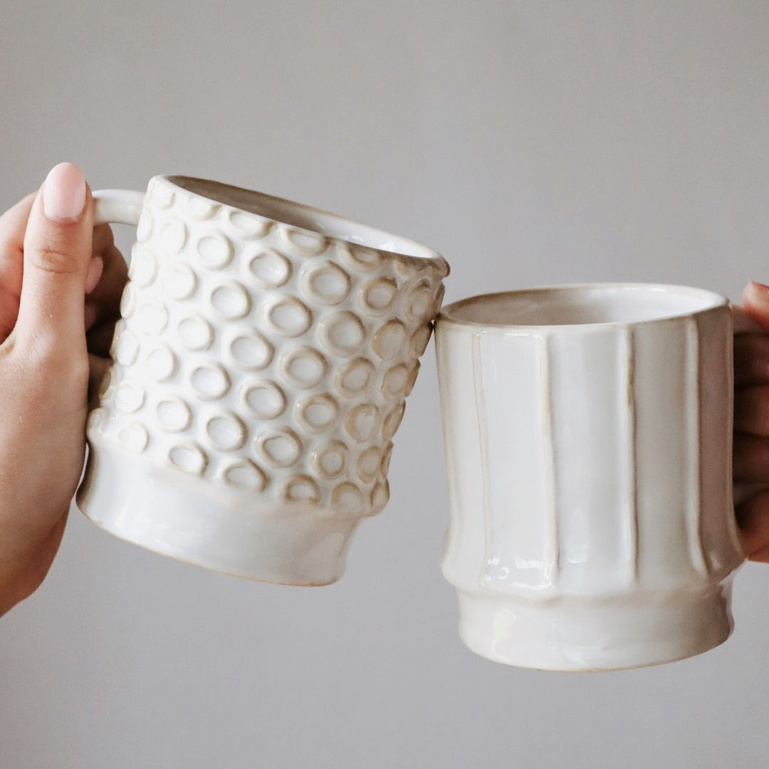 Textured Stoneware Mugs - Madison's Niche 