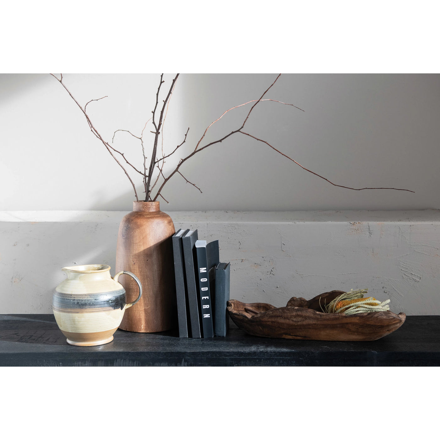 Walnut Paulownia Vase - Madison's Niche 