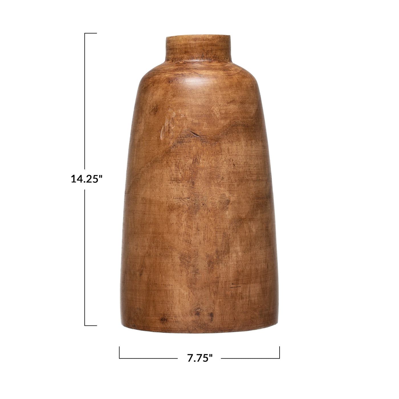 Walnut Paulownia Vase - Madison's Niche 