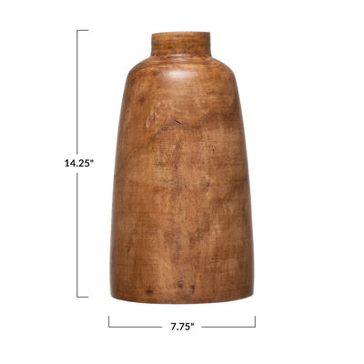 Walnut Paulownia Vase - Madison's Niche 