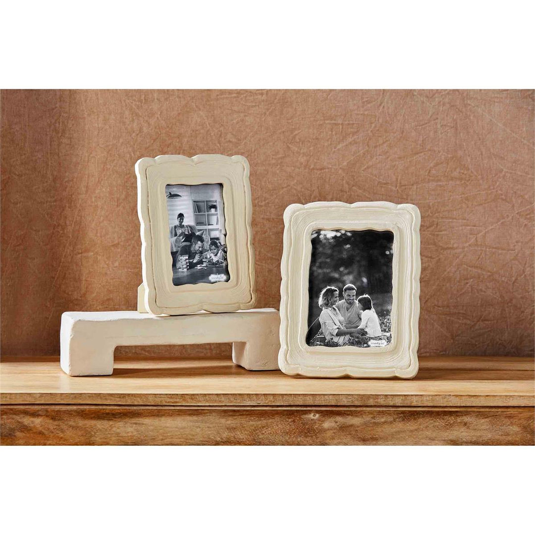 White Scallop Frame - Madison's Niche 