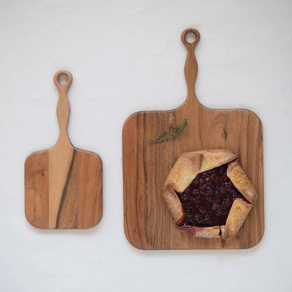 Wood Cutting Board with Handle - Madison's Niche 