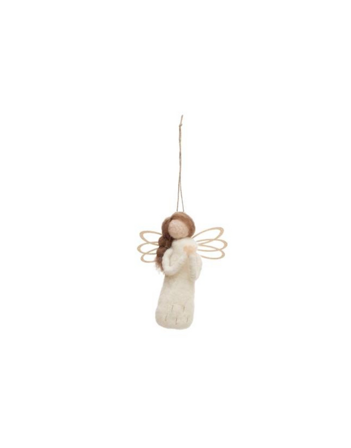 Wool Felt Angel Ornament - Madison's Niche 