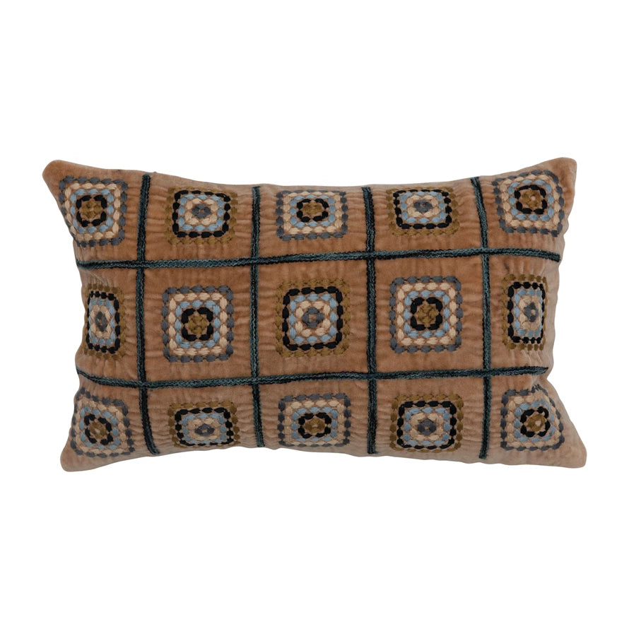 Woven Squares Pillow - Madison's Niche 