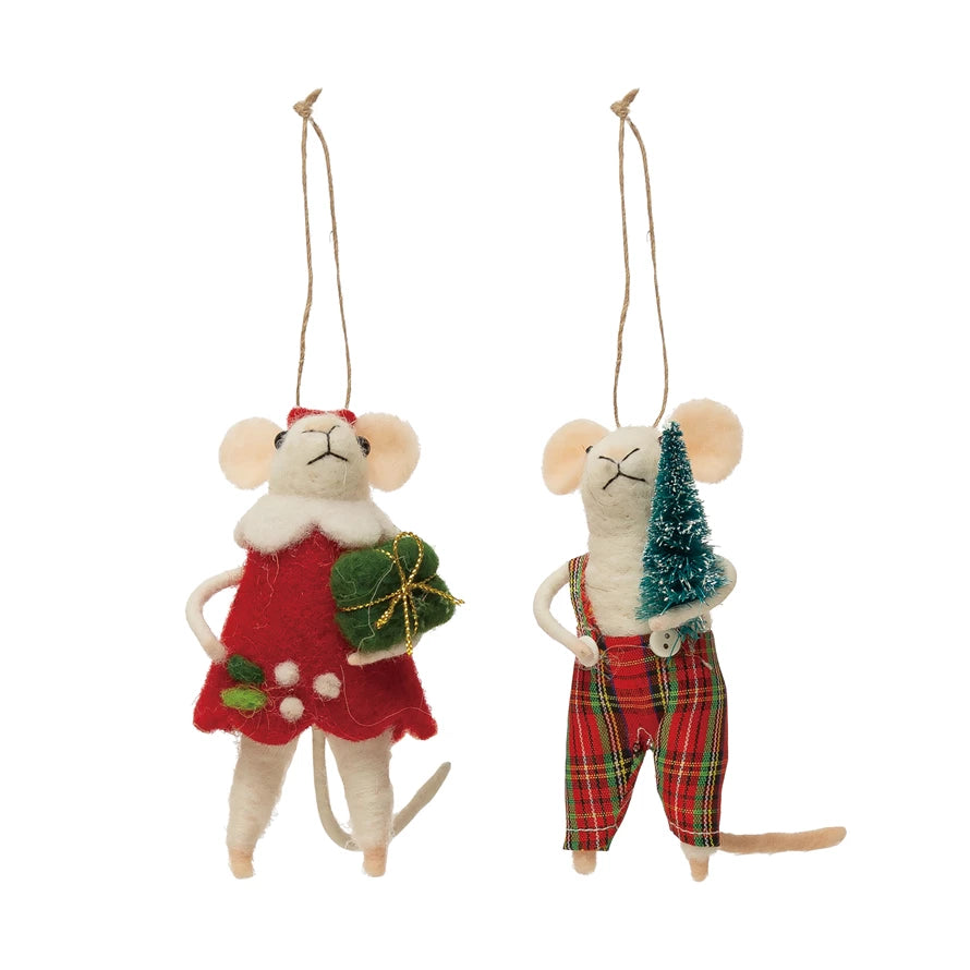 Mouse Ornament - Madison's Niche 