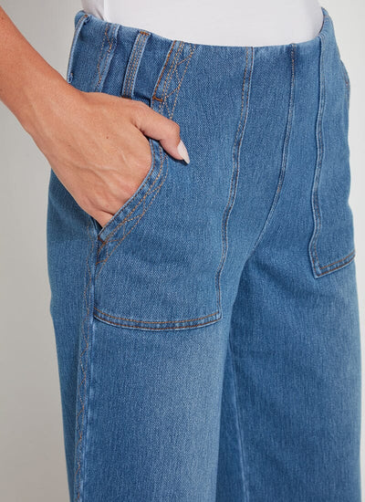 Zig Zag Crop Denim - Madison's Niche 