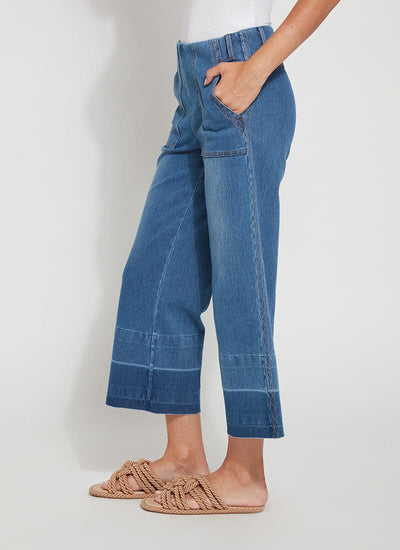 Zig Zag Crop Denim - Madison's Niche 