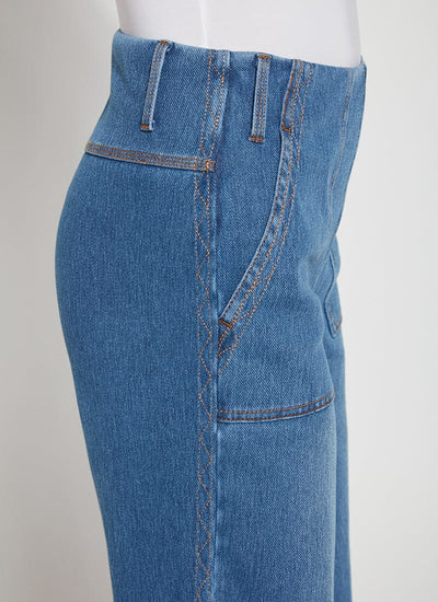 Zig Zag Crop Denim - Madison's Niche 
