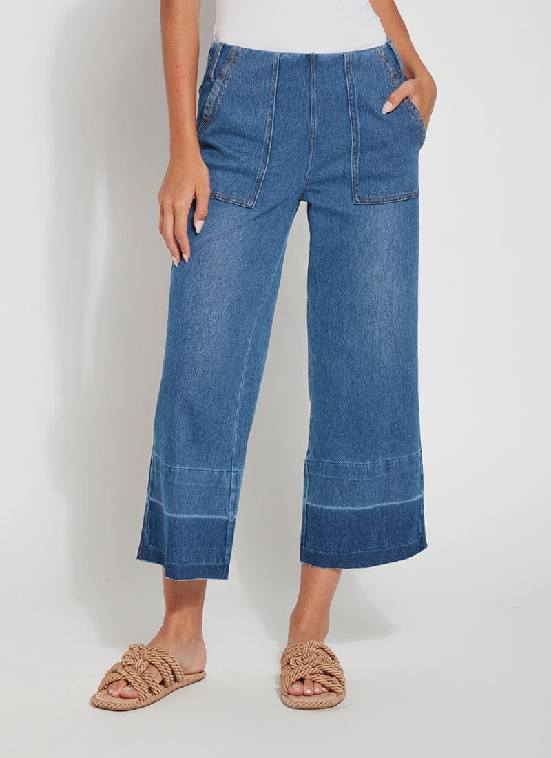 Zig Zag Crop Denim - Madison's Niche 